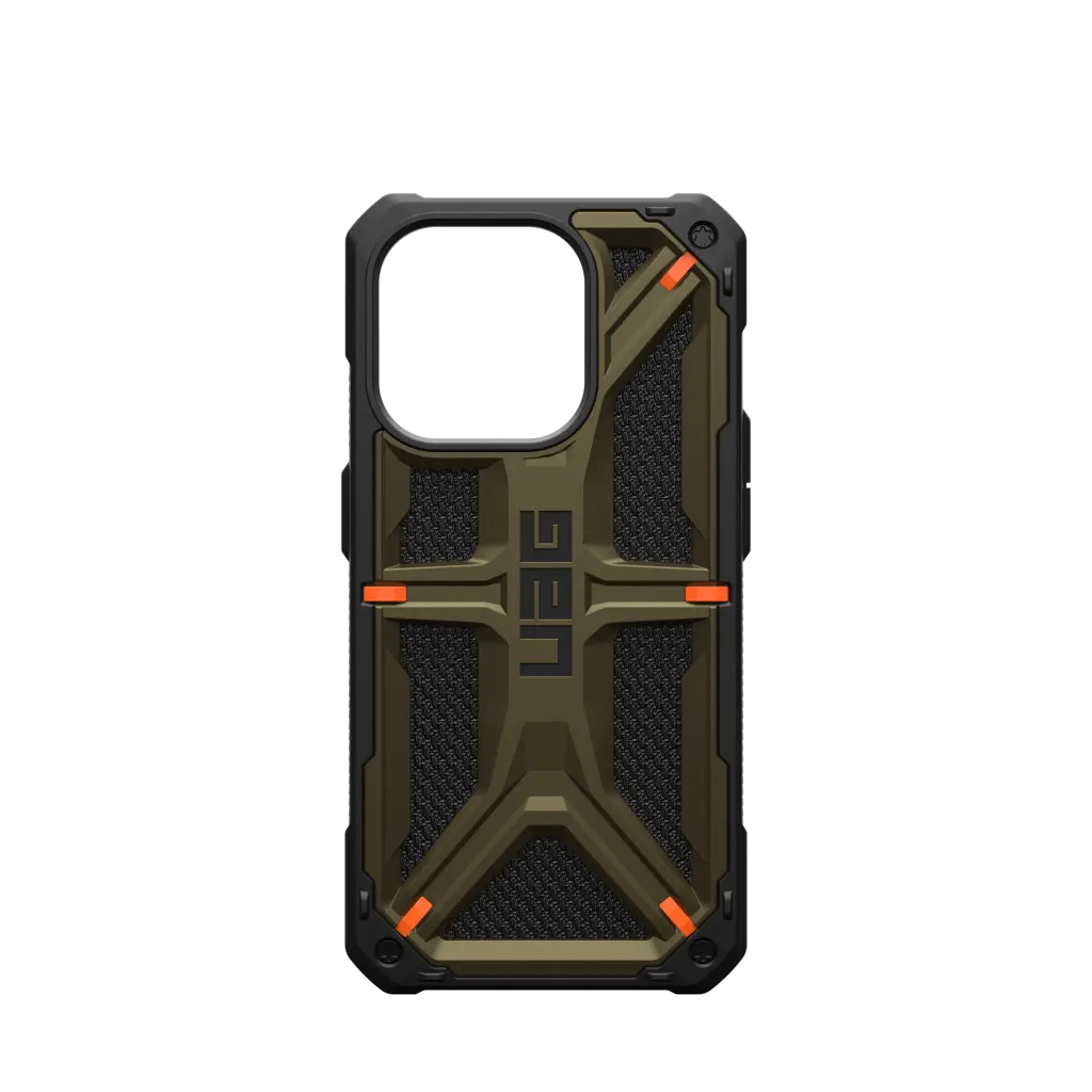 UAG Monarch Rugged Tough Case iPhone 15 Pro Max 6.7 Kevlar Green