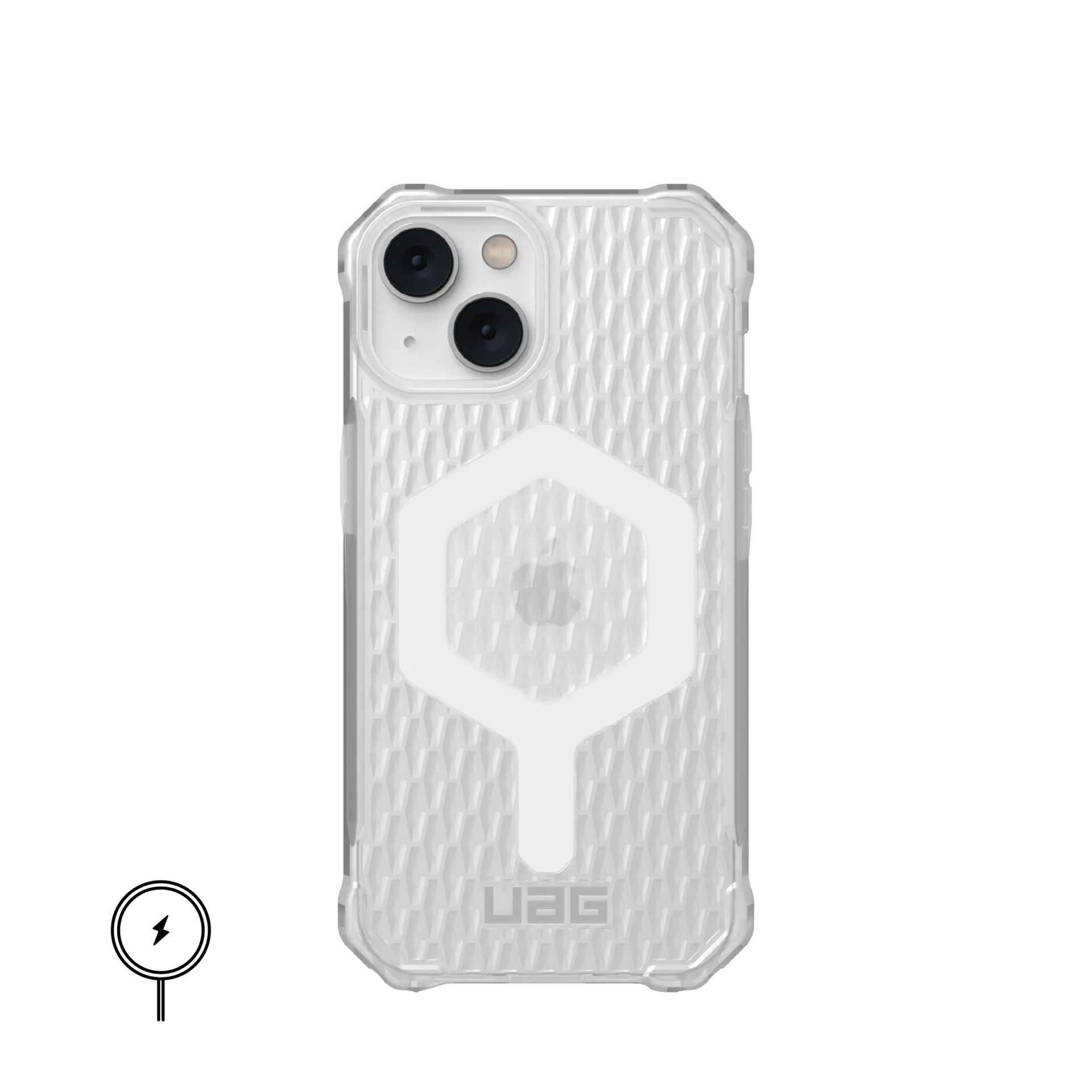 UAG Essential Armour Slim Case & MagSafe iPhone 16e / 14 / 13 Standard 6.1 Clear