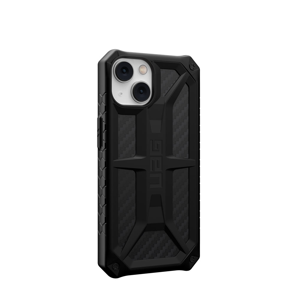 UAG Monarch Rugged Tough Case iPhone 16e / 15 / 14 / 13 Standard 6.1 - Carbon Fiber