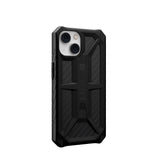 UAG Monarch Rugged Tough Case iPhone 17e / 16e / 15 / 14 / 13 Standard 6.1- Carbon Fiber