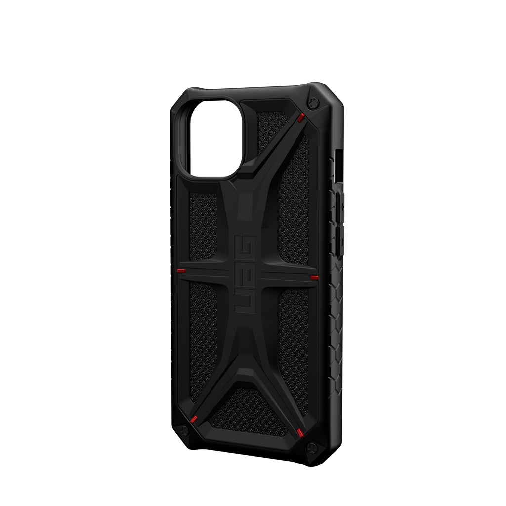 UAG Monarch Rugged Tough Case iPhone 16e / 15 / 14 / 13 Standard 6.1 - Kevlar Black