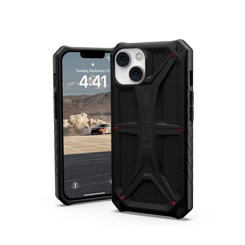 UAG Monarch Rugged Tough Case iPhone 14 Plus 6.7 Kevlar Black