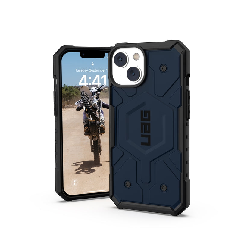UAG Pathfinder MagSafe Case iPhone 14 / 13 Standard 6.1 Mallard Blue