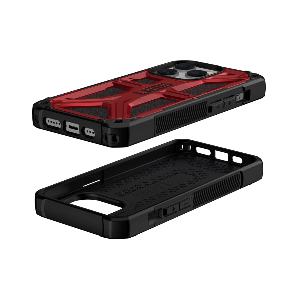 UAG Monarch Rugged Tough Case iPhone 14 Pro Max 6.7 Crimson Red