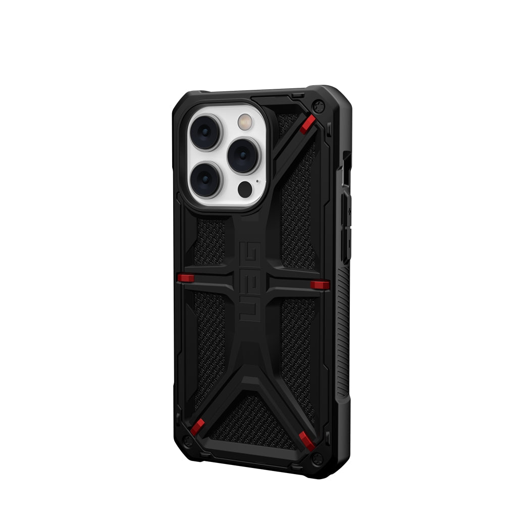 UAG Monarch Rugged Tough Case iPhone 15 Pro Max 6.7 Kevlar Black
