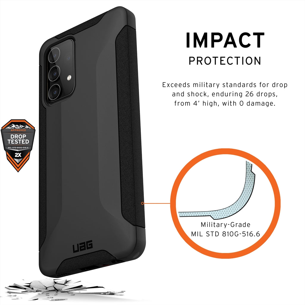UAG Scout Rugged Case Samsung Galaxy A52 SM-A525 & 5G SM-A526 - Black