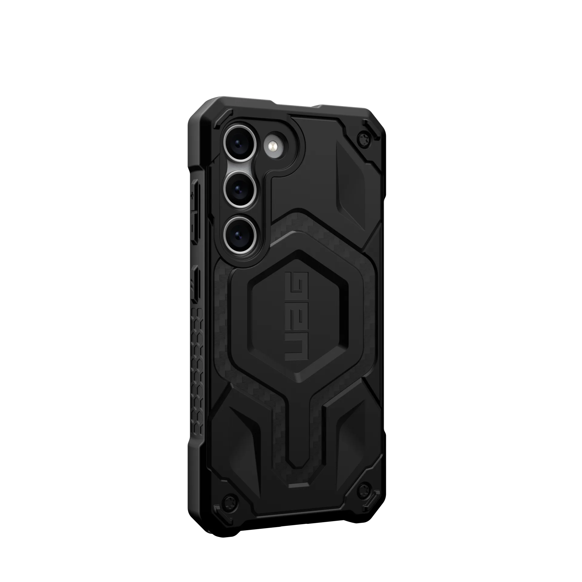 UAG Monarch Pro Rugged Case & Magnet Samsung S23 Standard 5G 6.1 - Carbon Fibre