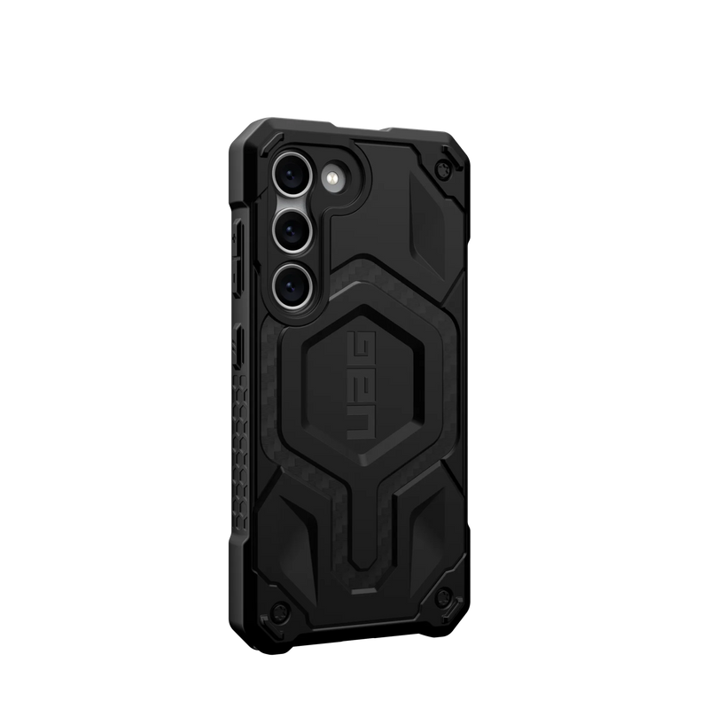 UAG Monarch Pro Rugged Case & Magnet Samsung S23 Standard 5G 6.1 - Carbon Fibre