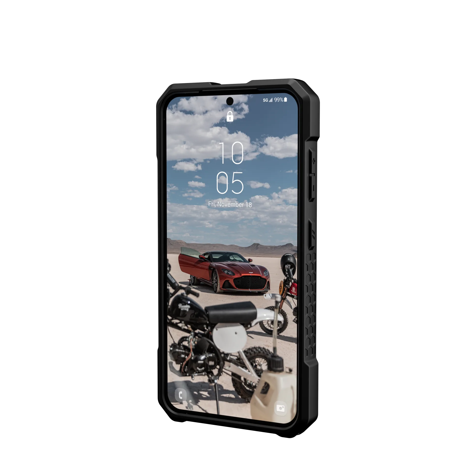 UAG Monarch Pro Rugged Case & Magnet Samsung S23 Standard 5G 6.1 - Carbon Fibre