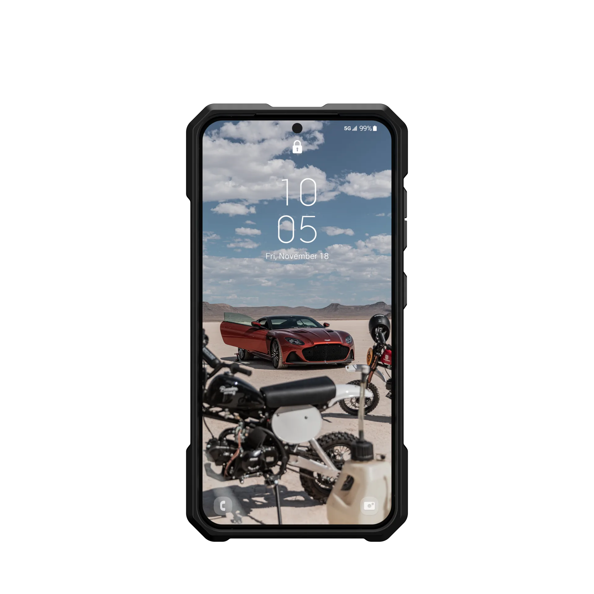 UAG Monarch Pro Rugged Case & Magnet Samsung S23 Standard 5G 6.1 - Carbon Fibre