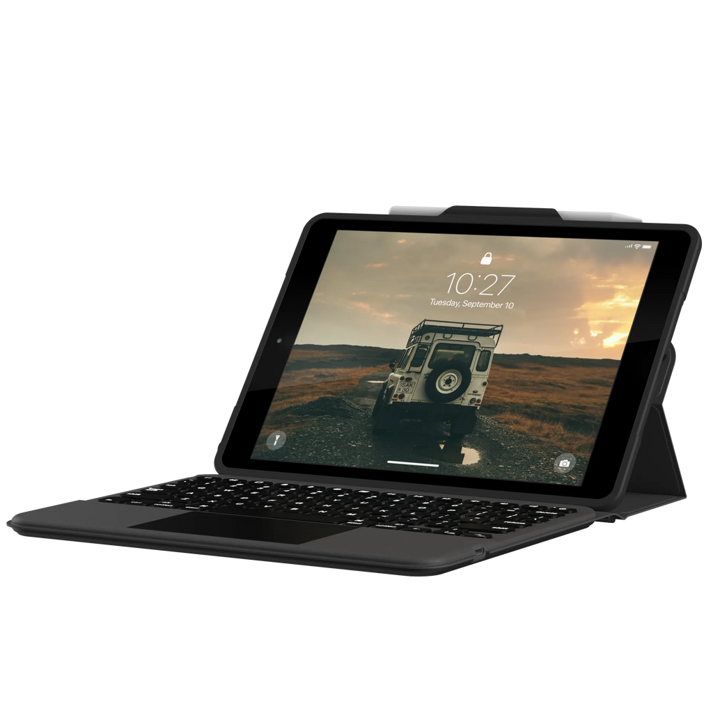 UAG Rugged Bluetooth Keyboard & Trackpad Case iPad 10.2 - Black