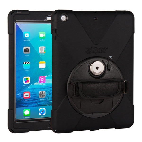 aXtion Bold MP Tough Case iPad Air 1 built in Handstrap & Kickstand - Black