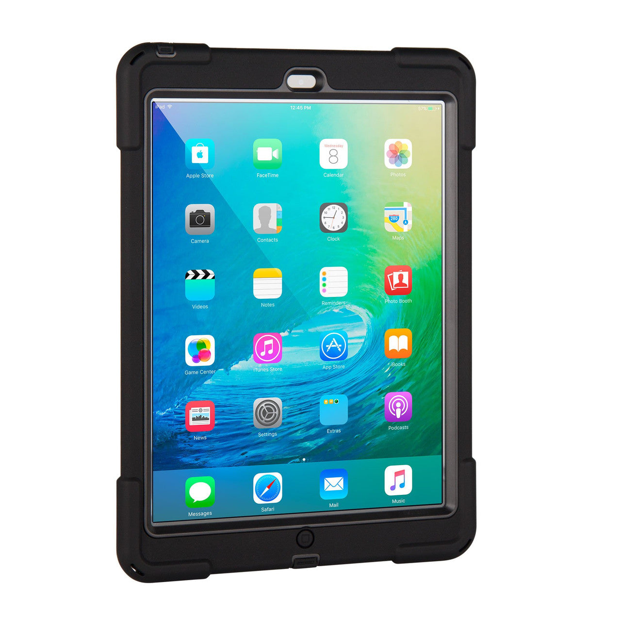 aXtion Bold MP Tough Case iPad Air 1 built in Handstrap & Kickstand - Black