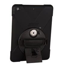 Load image into Gallery viewer, aXtion Bold MP Tough Case iPad Air 1 built in Handstrap &amp; Kickstand - Black