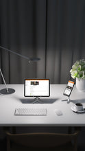 Load image into Gallery viewer, Aluminium Foldable Mobile &amp; Tablet Stand Strong &amp; Light weight - (Medium size) Silver 8