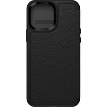 Load image into Gallery viewer, Otterbox Strada Folio Case iPhone 13 Standard 6.1 inch Shadow Black