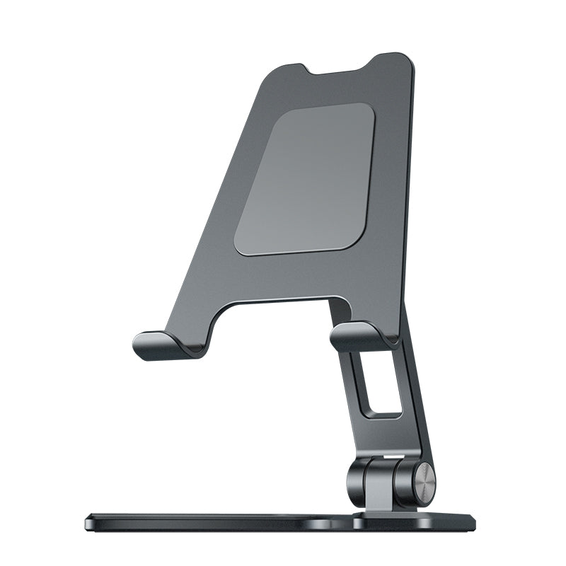 Aluminium Foldable Mobile & Tablet Stand Strong & Light weight - (Medium size) Grey