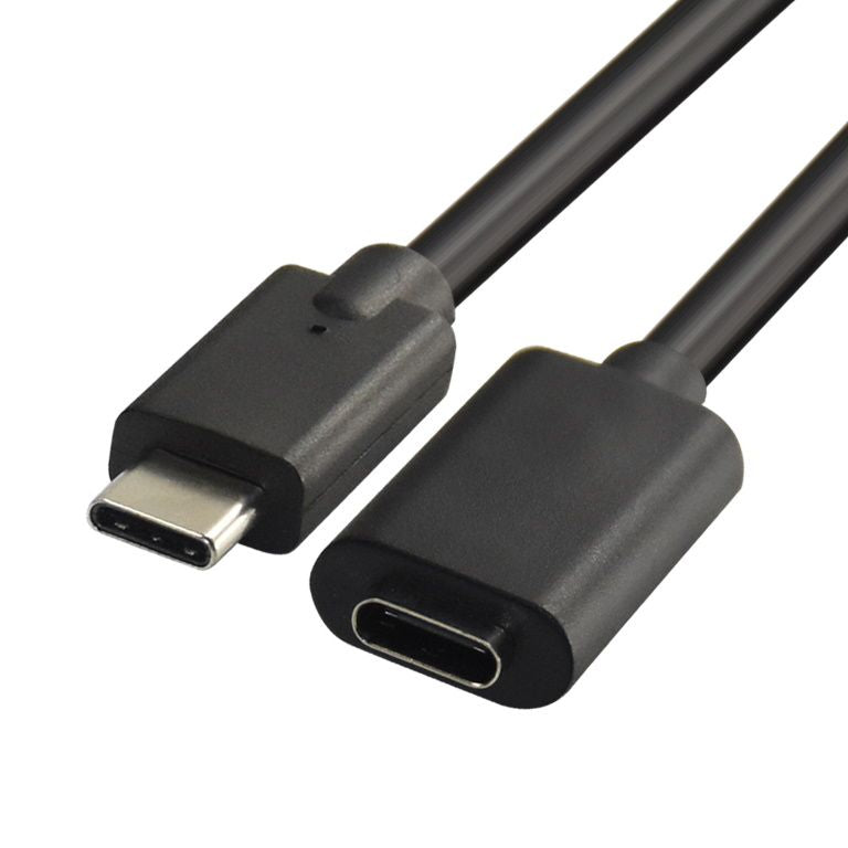 Astrotek USB-C Extension Cable USB-C male to female type 1M Cable - Black