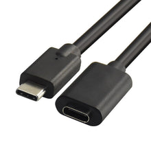 Load image into Gallery viewer, Astrotek USB-C Extension Cable USB-C male to female type 1M Cable - Black