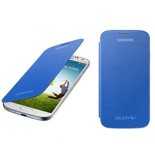 Genuine Samsung Flip Cover Samsung Galaxy S 4 IV S4 GT-i9500 Blue 1