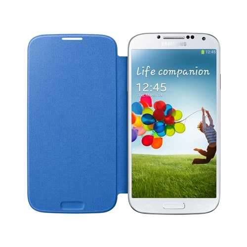 Genuine Samsung Flip Cover Samsung Galaxy S 4 IV S4 GT-i9500 Blue 4