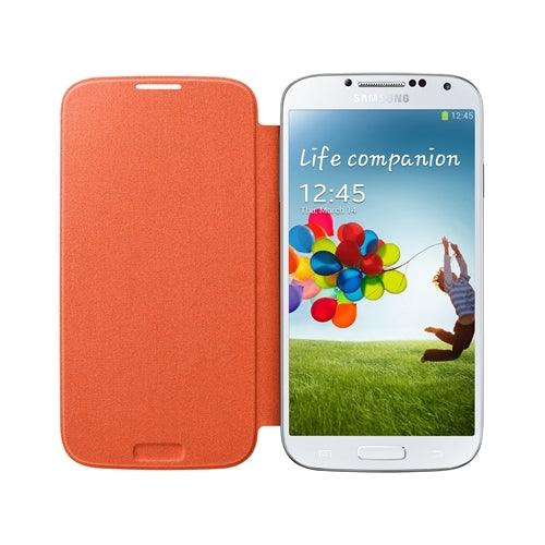 Genuine Samsung Flip Cover Samsung Galaxy S 4 IV S4 GT-i9500 Orange3
