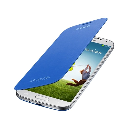 Genuine Samsung Flip Cover Samsung Galaxy S 4 IV S4 GT-i9500 Blue 6