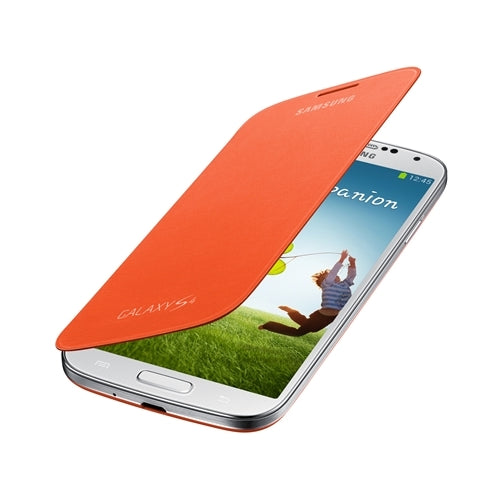 Genuine Samsung Flip Cover Samsung Galaxy S 4 IV S4 GT-i9500 Orange6