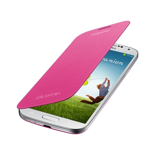 Genuine Samsung Flip Cover Samsung Galaxy S 4 IV S4 GT-i9500 Pink 6