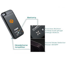 Load image into Gallery viewer, Auzentech i.Fuzen HP1 Dual Audio, Power, Protection for iPhone 4 Black 2