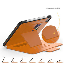 Load image into Gallery viewer, Folio Synthetic Leather Folio Case iPad Pro 11 &amp; Air 5 &amp; 4 with Kickstand - Brown