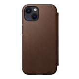 Nomad Modern Leather Folio w/ MagSafe For iPhone 13 - RUSTIC BROWN