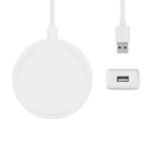 Belkin Boost Charge Wireless Charging Pad 15W with AC adapter - White 2