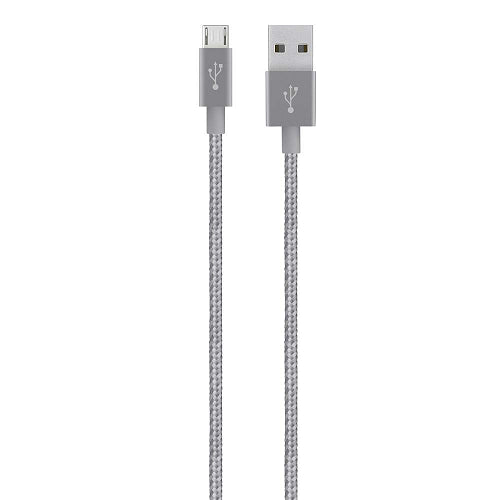 Belkin Mixit Metallic Micro USB to USB Type A Cable 1.2M - Gray 