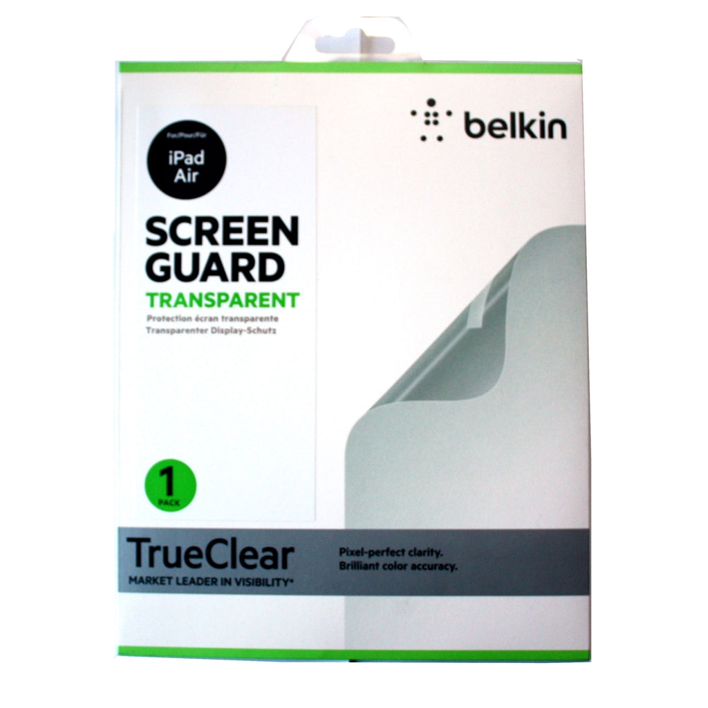 Belkin TrueClear Anti Smudge Film Screen Guard iPad Air 1st Gen (2 pack) 1
