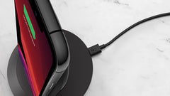 Belkin BoostCharge Wireless 15W Charging Stand & QC 3.0 24W Wall Charger