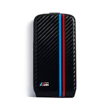 Load image into Gallery viewer, BMW M Collection Carbon Effect Flip Case Samsung Galaxy S4 - Black 1