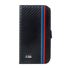 Load image into Gallery viewer, BMW M Collection Carbon Effect Wallet Case Samsung Galaxy S4 - Black 2