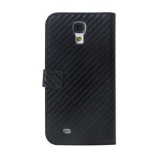 Load image into Gallery viewer, BMW M Collection Carbon Effect Wallet Case Samsung Galaxy S4 - Black 3