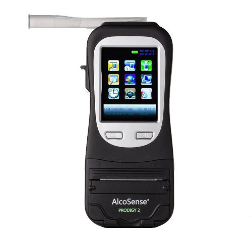 AlcoSense Prodigy II Breathalyser with Press Button Mouthpiece Release 1
