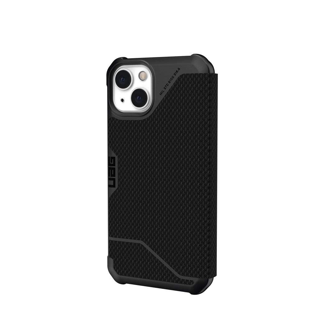 UAG Metropolis Folio Rugged Case iPhone 13 Standard 6.1 Kevlr Black