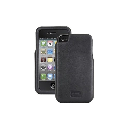 Case Mate Signature Leather Case for iPhone 4G - CM011724 Black Napa 5