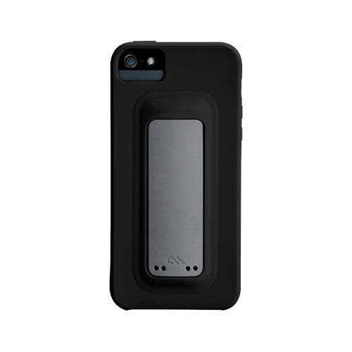 Case-Mate Snap iPhone 5 Case with Kickstand Black / Grey CM022506 3