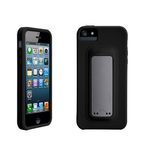 Case-Mate Snap iPhone 5 Case with Kickstand Black / Grey CM022506 1