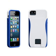 Load image into Gallery viewer, Case-Mate Pop! ID Case iPhone 5 Pop ID Case w Stand and Card Slot White Blue 1