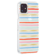 Load image into Gallery viewer, Case-Mate Rifle Paper Co Case iPhone 11 6.1 inch - Happy Stripe 3