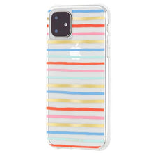 Load image into Gallery viewer, Case-Mate Rifle Paper Co Case iPhone 11 6.1 inch - Happy Stripe 2
