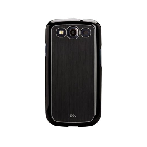 Case-Mate Faux Brushed Aluminum Case Samsung Galaxy S III 3 S3 GT-i9300 Black 3
