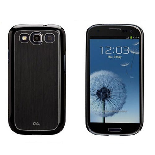 Case-Mate Faux Brushed Aluminum Case Samsung Galaxy S III 3 S3 GT-i9300 Black 1