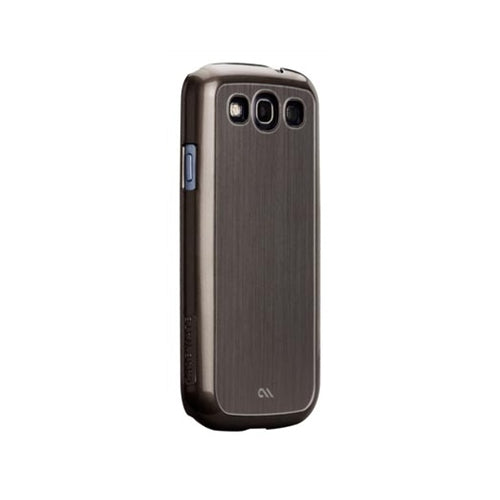 Case-Mate Faux Brushed Aluminum Case Samsung Galaxy S III 3 S3 GT-i9300 Silver 3